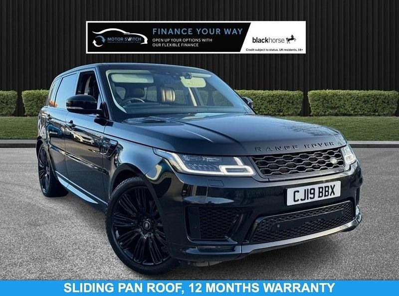 Black Used 2019 Land Rover Range Rover Sport HSE Dynamic SUV | £30,995 (Good price) - Image 1/3