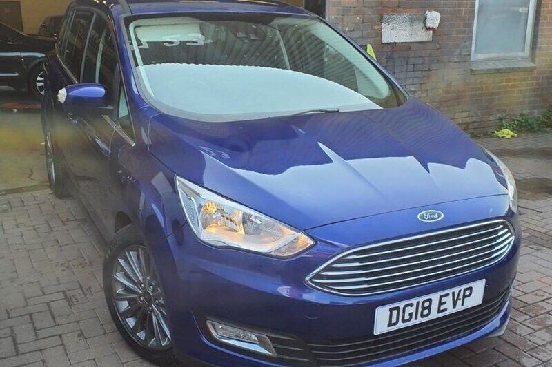 Blue Used 2018 Ford Grand C-Max Titanium MPV | £6,995 (Fair price) - Image 1/1