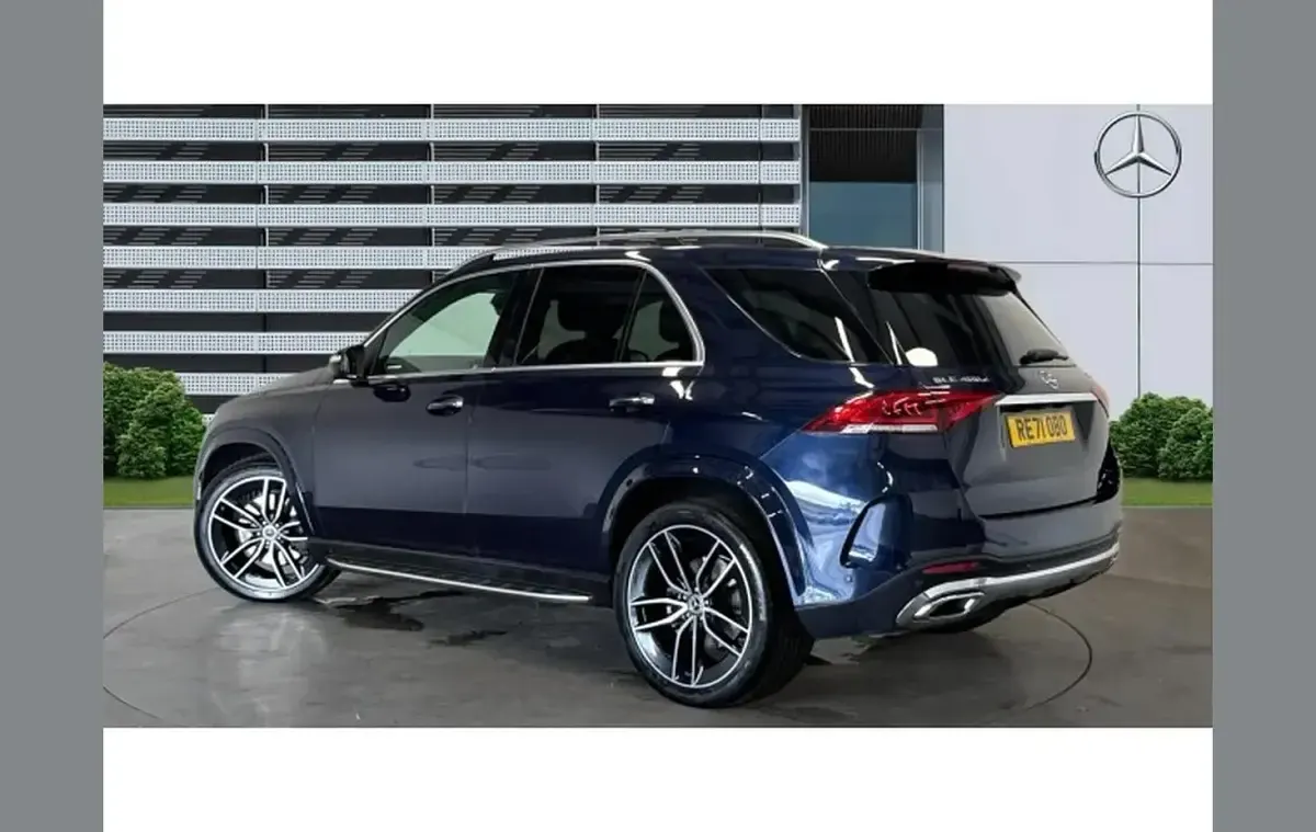 Used Mercedes GLE400 AMG line 330 HP (242 kW) 2021 Blue SUV