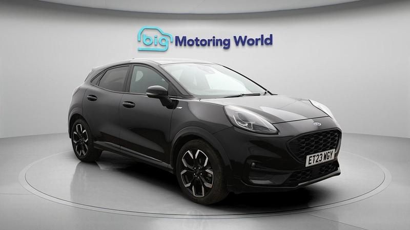 Black Used 2023 Ford Puma ST-Line X SUV | £16,600 (Good price) - Image 1/4