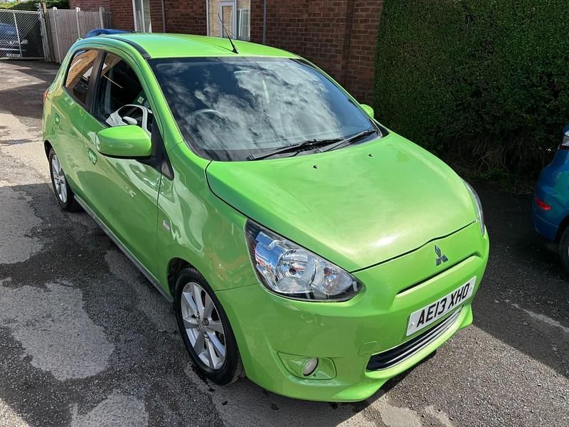 Used Mitsubishi Mirage 2013 Green Hatchback