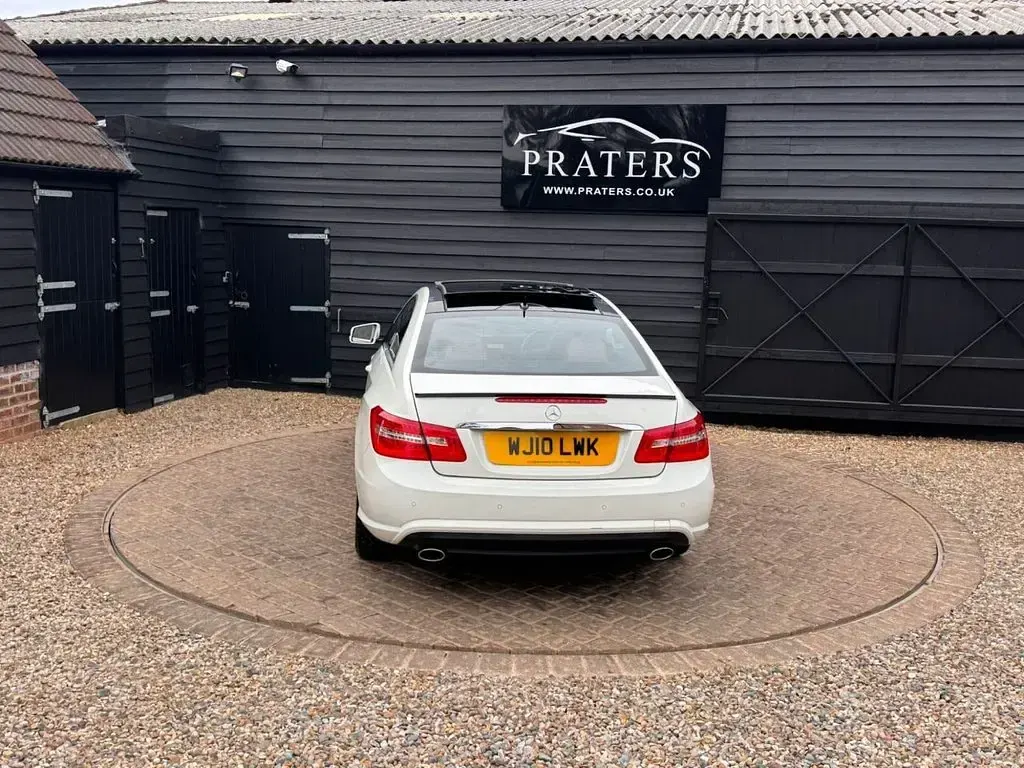 Used Mercedes E350 2010 White Coupe
