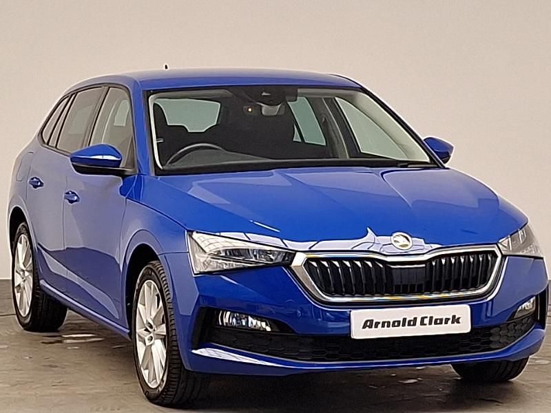 Used Skoda Scala SE L 110 HP (80 kW) 2022 Blue Hatchback