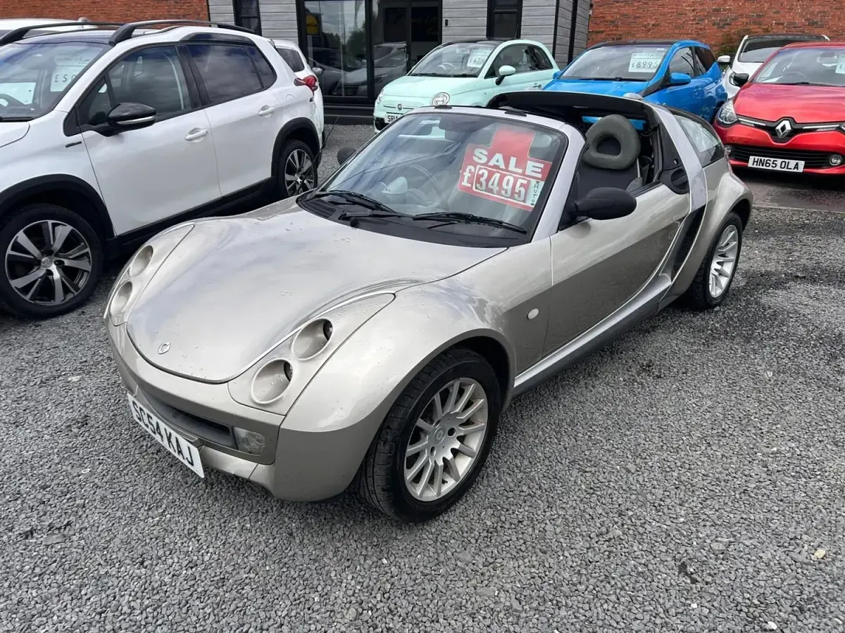 Used Smart Roadster 80 HP (58 kW) 2004 Silver Cabriolet
