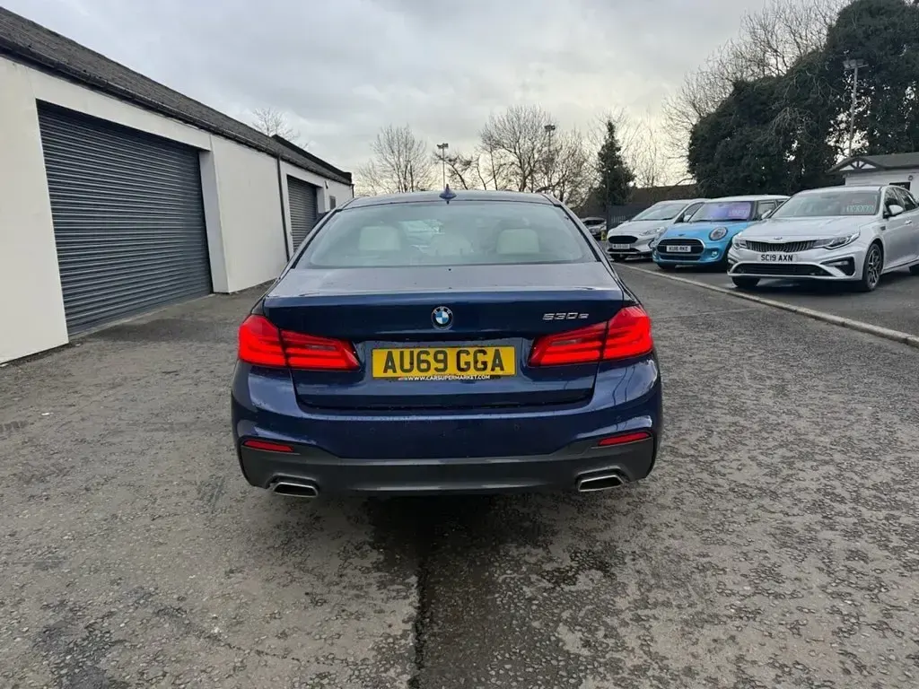Used BMW 530e M Sport 252 HP (185 kW) 2019 Blue Sedan