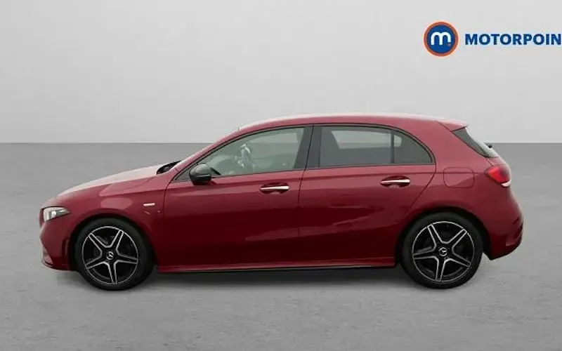 Used Mercedes A200 AMG Line Premium 163 HP (119 kW) 2022 Red Hatchback