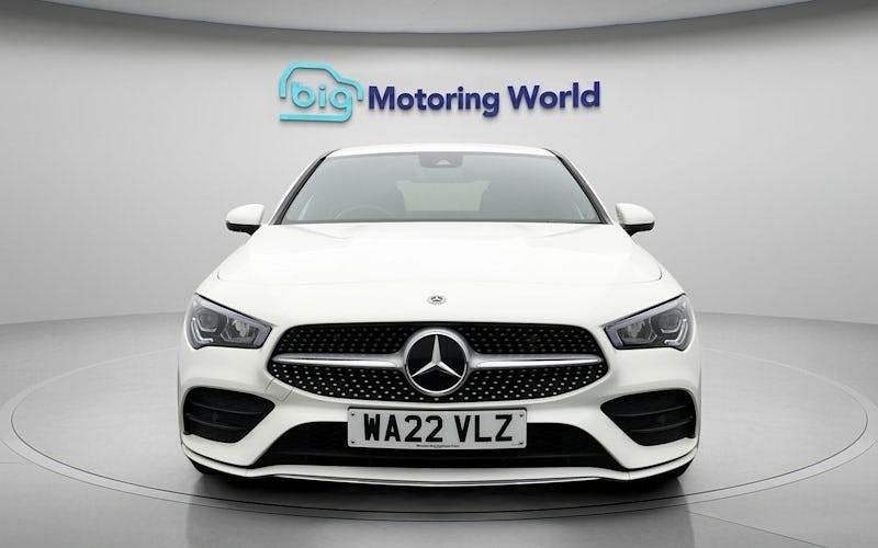 Used Mercedes CLA180 AMG line 136 HP (100 kW) 2022 White Sedan