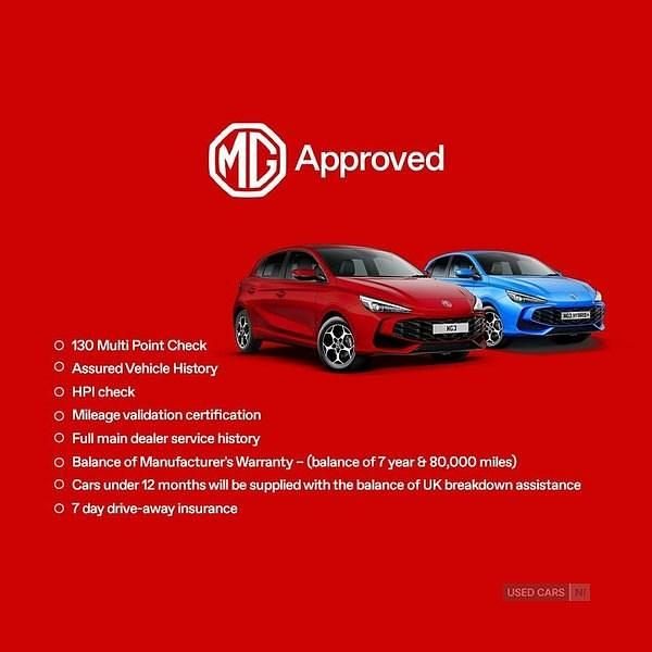 Black Used 2024 MG MG3 SE Hatchback | £16,450 (Good price) - Image 1/1