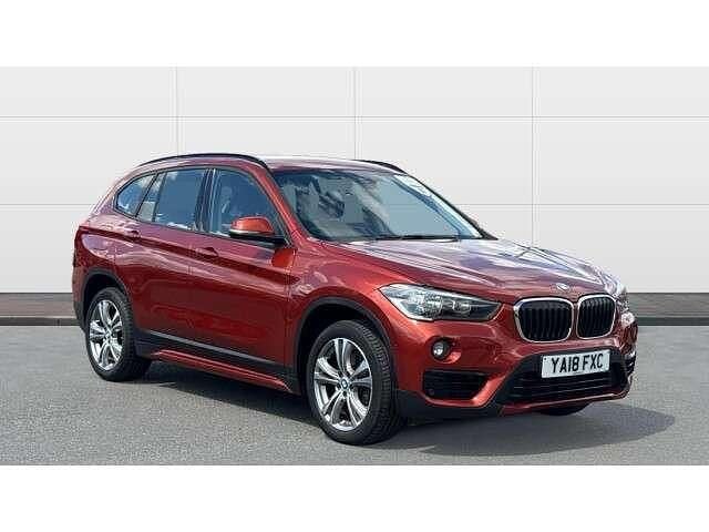 Orange Used 2018 BMW X1 Sport Line SUV | £16,900 (Fair price) - Image 1/4