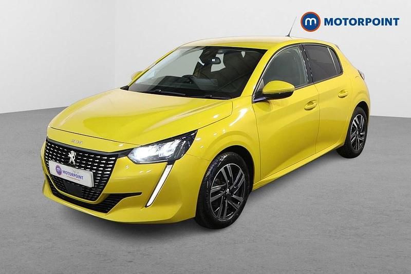 Used Peugeot 208 Allure Premium 2021 Yellow Hatchback