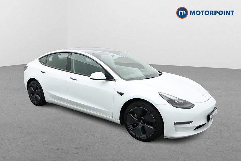 Used Tesla Model 3 Long Range AWD 366 kW (498 HP) 2021 White Sedan