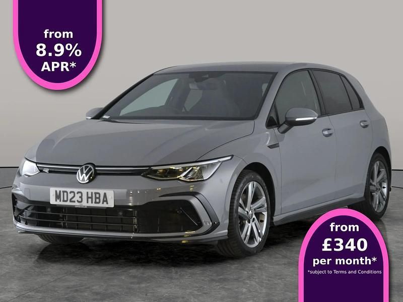 Grey Used 2023 VW Golf VIII R-line Hatchback | £23,161 (Fair price) - Image 1/4