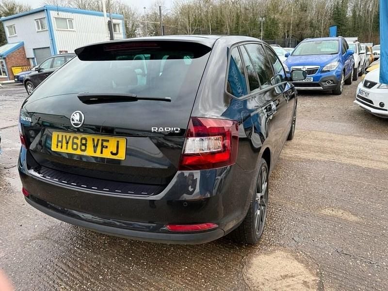 Used Skoda Rapid Sport 95 HP (69 kW) 2018 Black Hatchback