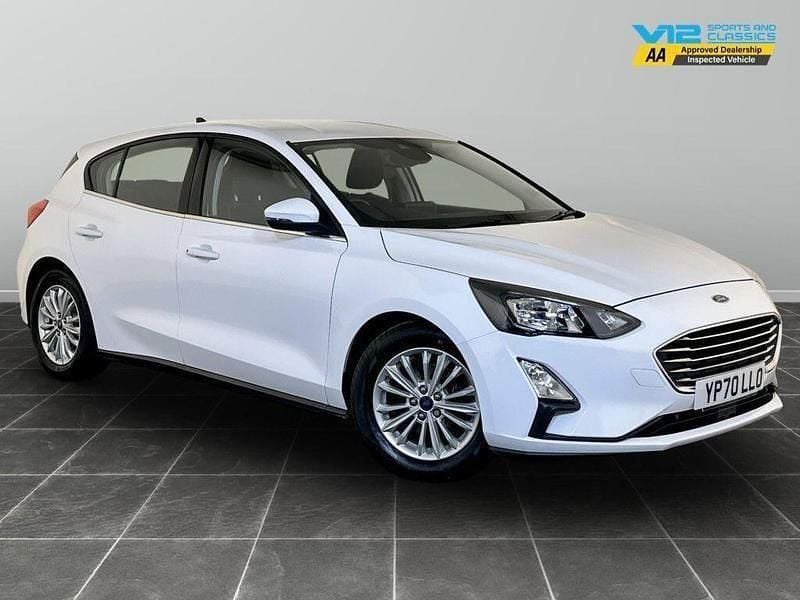 White Used 2020 Ford Focus Titanium Hatchback | £11,395 (Fair price) - Image 1/2