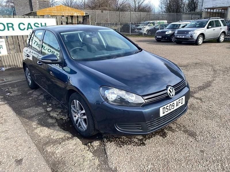 Used VW Golf VI SE 122 HP (89 kW) 2009 Blue Hatchback