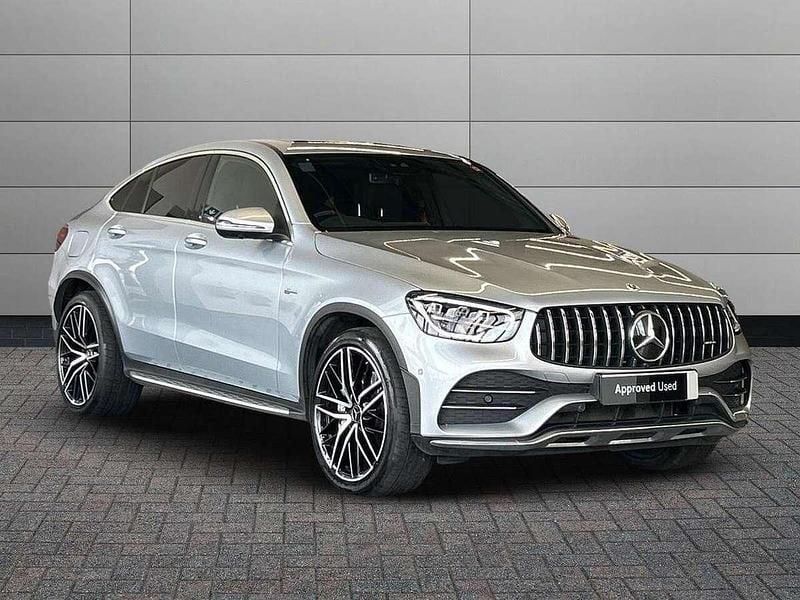 Silver Used 2022 Mercedes GLC43 AMG Premium Plus Coupe | £46,219 (Fair price) - Image 1/4