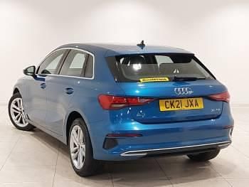 Used Audi A3 Sport 116 HP (85 kW) 2021 Blue Sedan