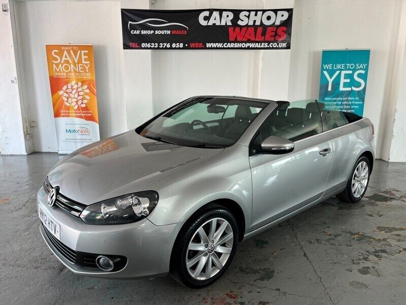Silver Used 2012 VW Golf Cabriolet SE Cabriolet | £5,299 (A bit pricey) - Image 1/4