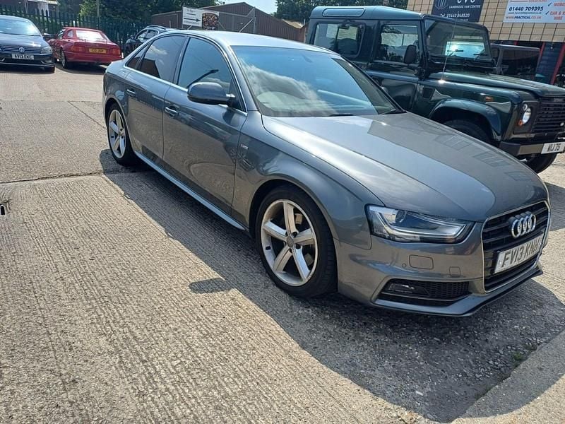 Grey Used 2013 Audi A4 S-Line Sedan | £4,495 (Good price) - Image 1/4