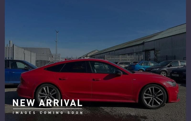 Used Audi A7 Black Edition 200 HP (147 kW) 2021 Red Sedan
