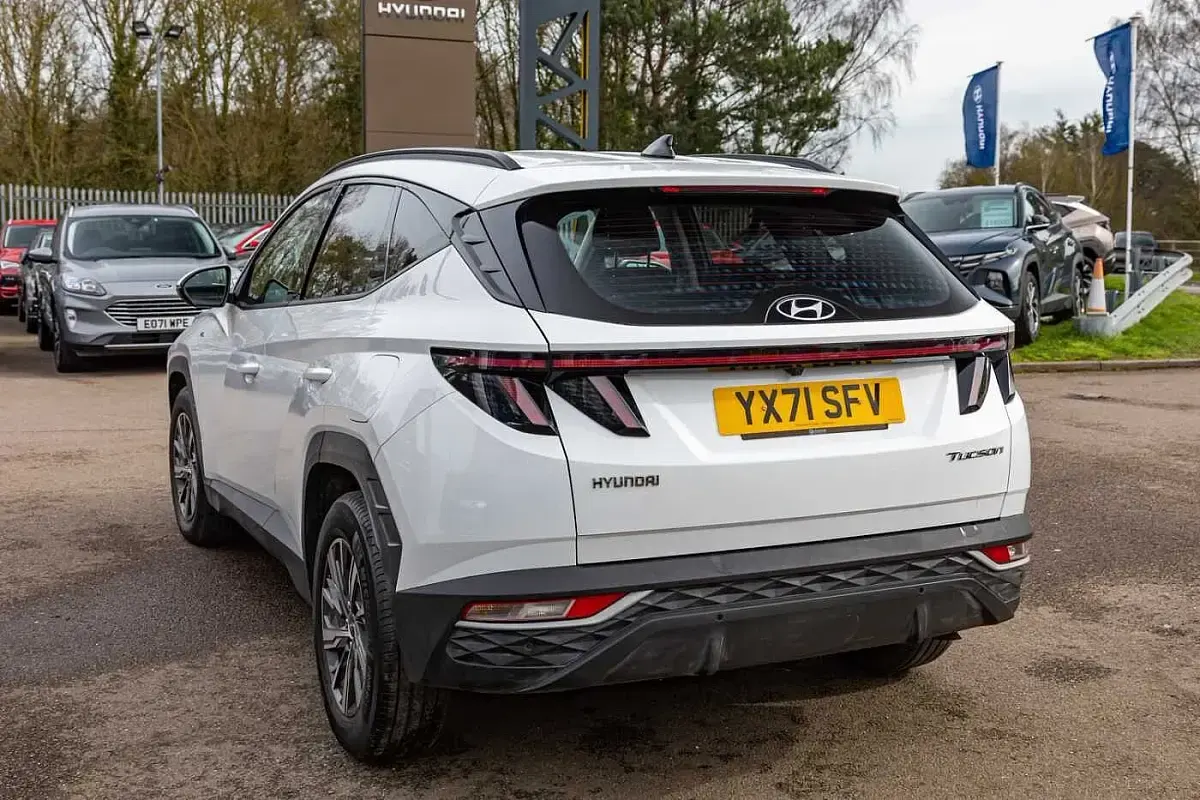 Begagnad Hyundai Tucson SE 180 HK (132 kW) 2021 Vit SUV