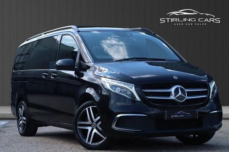 Black Used 2021 Mercedes V220 MPV | £47,989 (Fair price) - Image 1/4