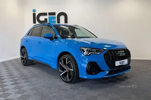 Used Audi Q3 S-Line 150 HP (110 kW) 2019 Blue SUV