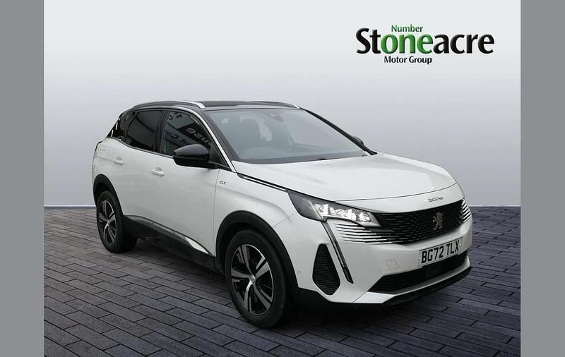White Used 2022 Peugeot 3008 GTi SUV | £17,995 (Fair price) - Image 1/4