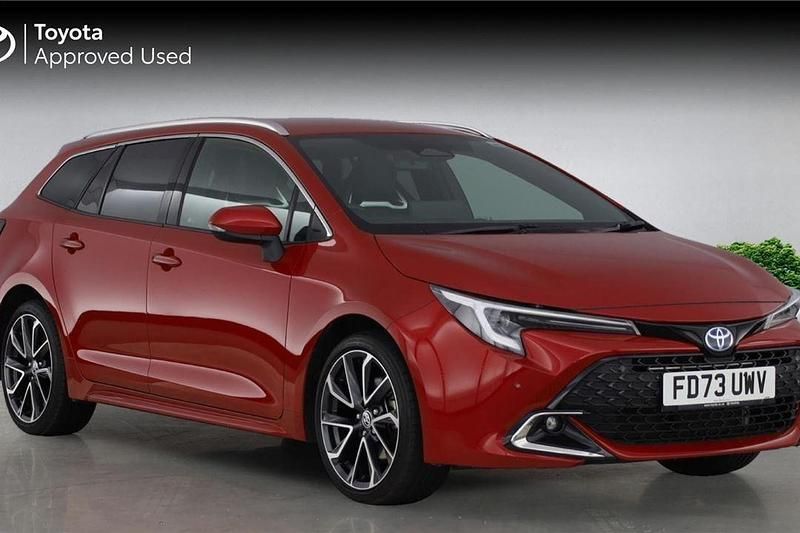 Red Used 2023 Toyota Corolla Sport Estate | £27,000 (A bit pricey) - Image 1/4