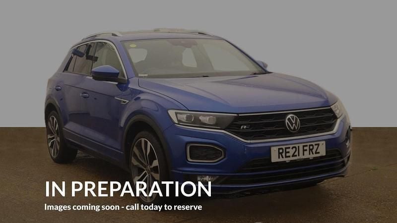 Blue Used 2021 VW T-Roc R-line SUV | £18,920 (Good price) - Image 1/4