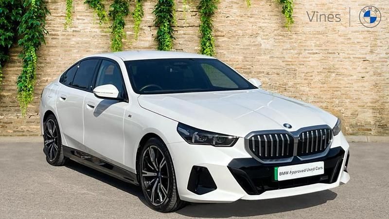 White Used 2025 BMW i5 M Sport Sedan | £47,679 (Expensive) - Image 1/4