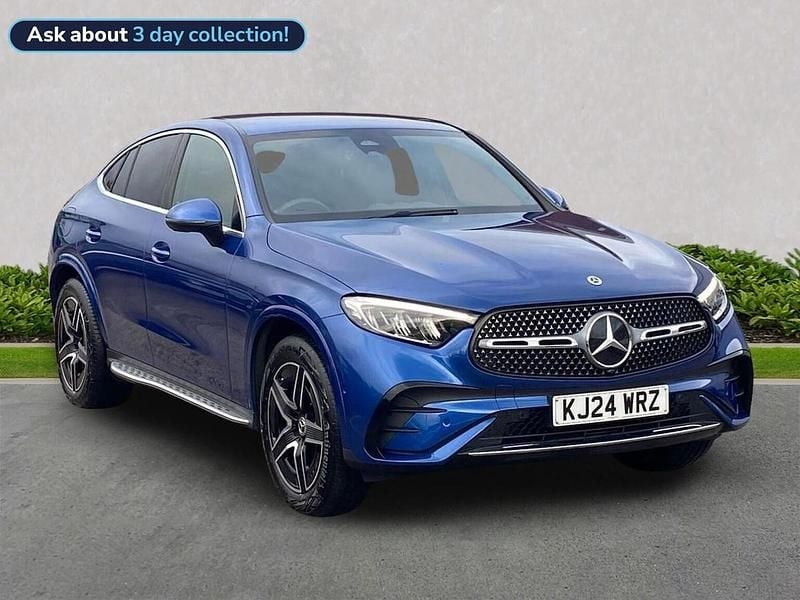 Blue Used 2024 Mercedes GLC220 AMG line Coupe | £45,426 - Image 1/4