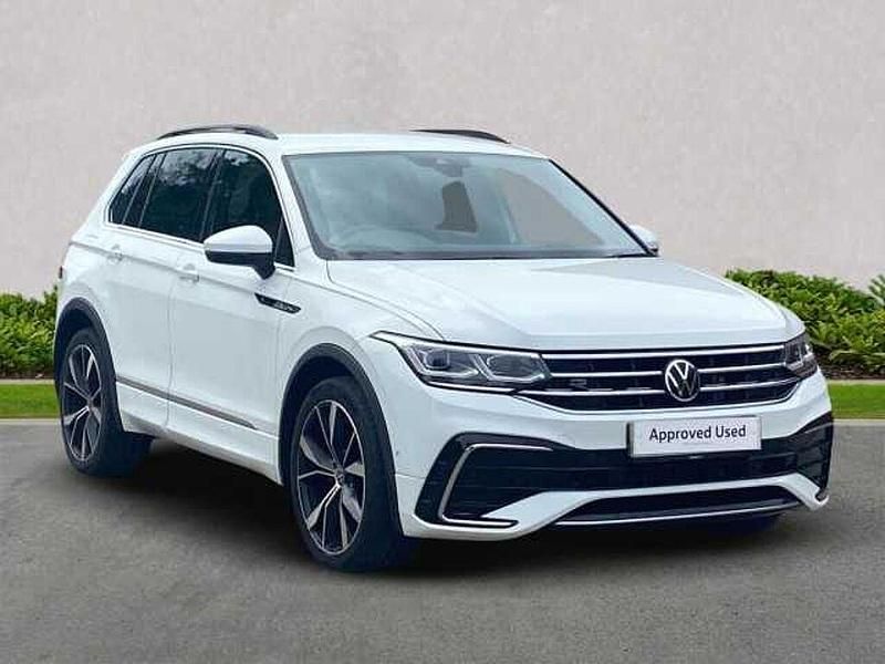 White Used 2022 VW Tiguan R-line SUV | £27,120 (A bit pricey) - Image 1/4