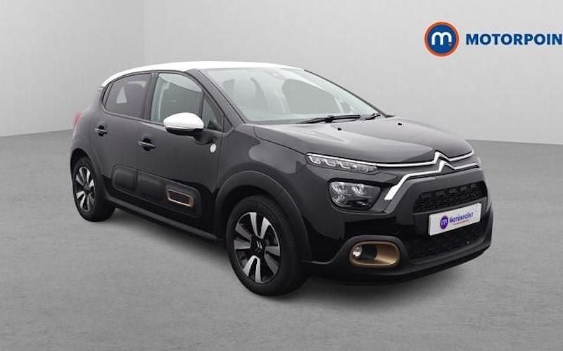 Black Used 2023 Citroën C3 PureTech Hatchback | £11,199 (Fair price) - Image 1/4