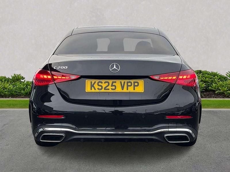 Used Mercedes C200 AMG line 2025 Black Sedan