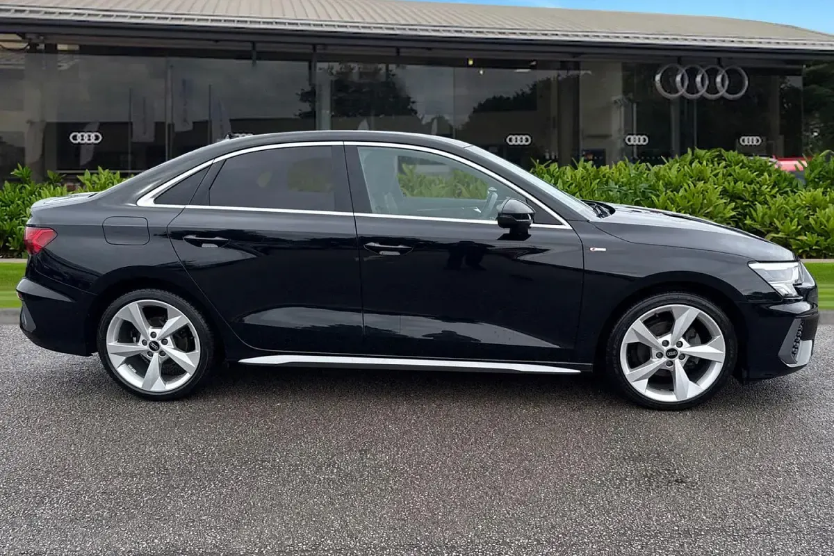 Used Audi A3 S-Line 110 HP (80 kW) 2022 Black Sedan