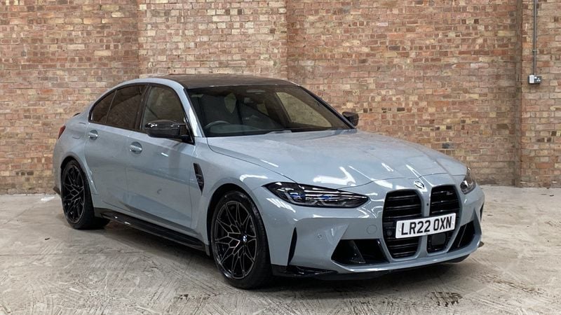 Grey Used 2022 BMW M3 Competition Edition | £59,995 (Fair price) - Image 1/4