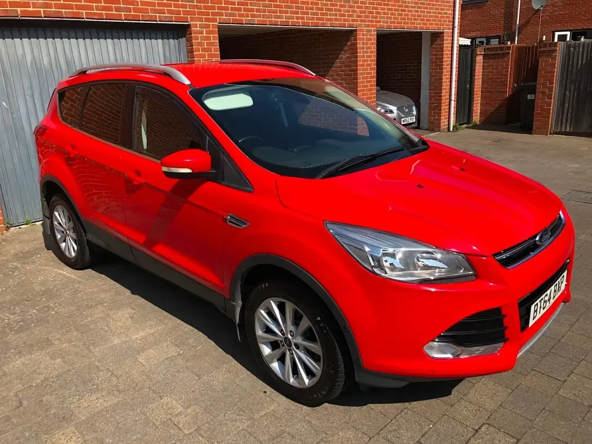 Used Ford Kuga Titanium 150 HP (110 kW) 2014 Red SUV