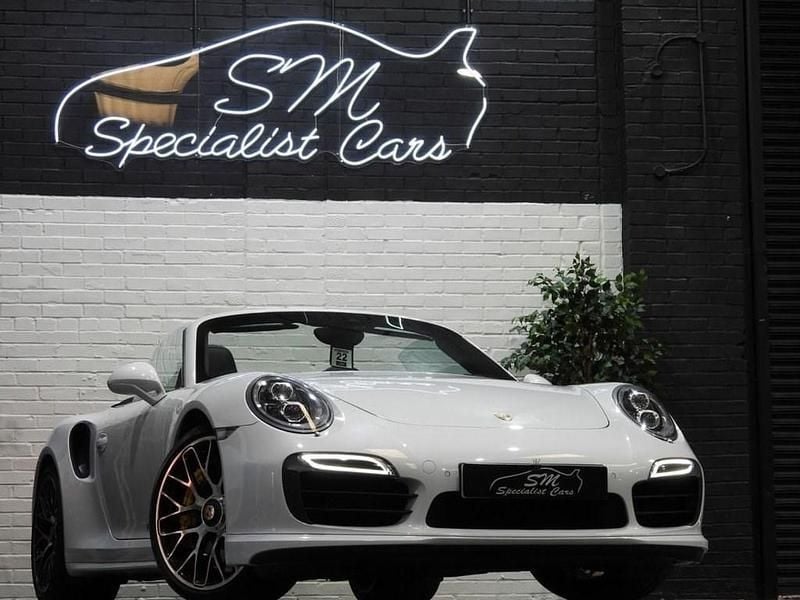 White Used 2014 Porsche 911 Turbo S Cabriolet Cabriolet | £77,990 - Image 1/4
