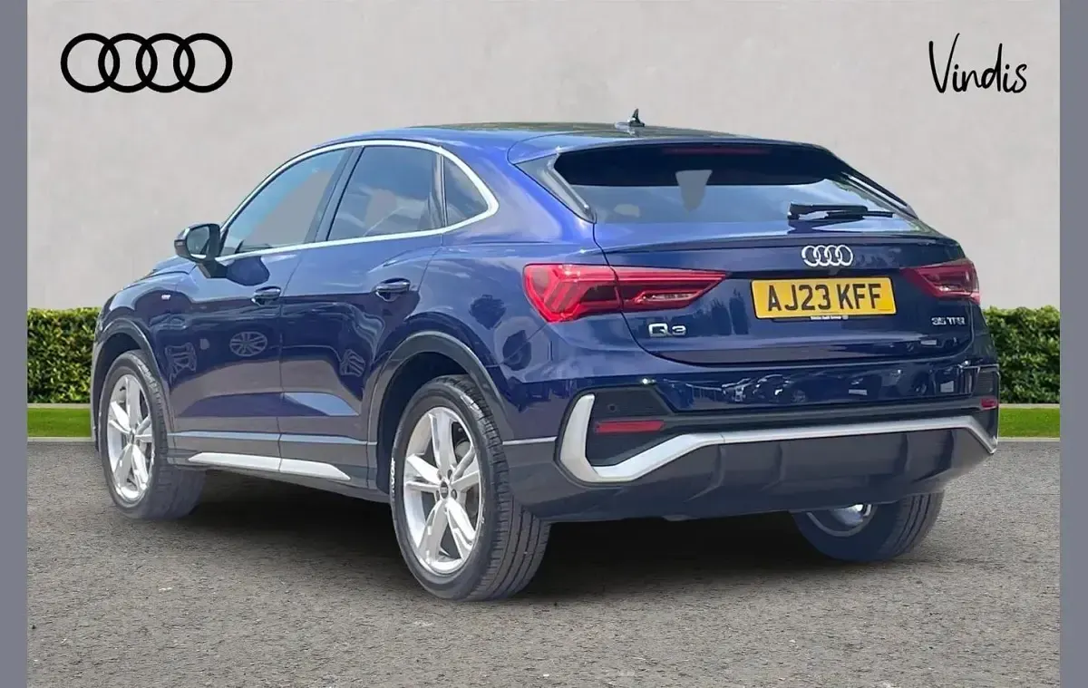Used Audi Q3 S-Line 150 HP (110 kW) 2023 Blue SUV