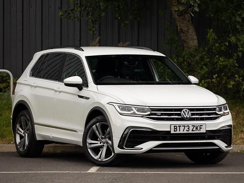 White Used 2023 VW Tiguan R-line Edition SUV | £30,298 (A bit pricey) - Image 1/4