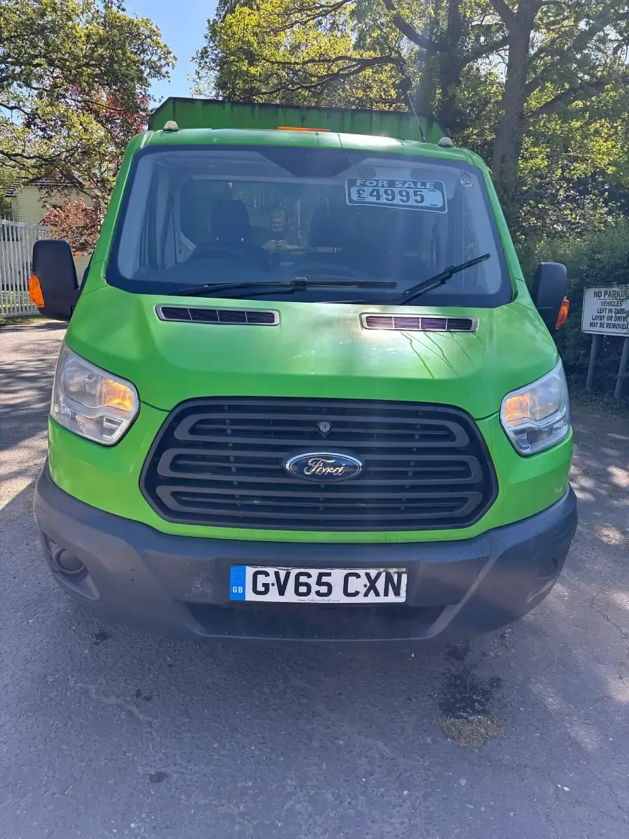 Used Ford Transit 100 HP (73 kW) 2016 Green Cabriolet