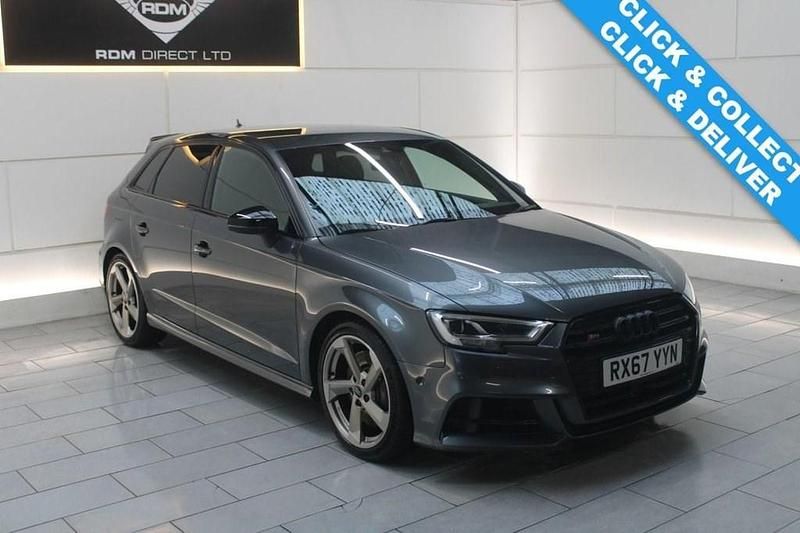 Grey Used 2017 Audi S3 Sportback Black Edition Hatchback | £17,750 (Fair price) - Image 1/3