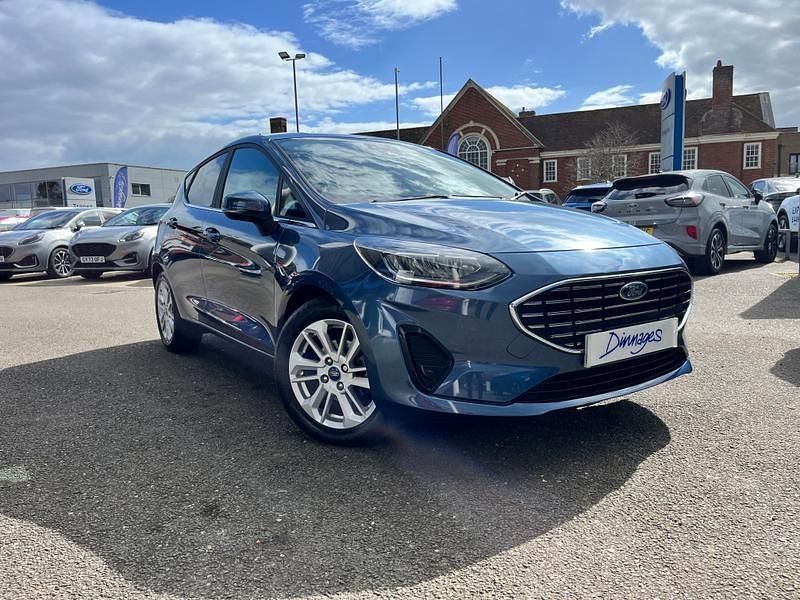 Used Ford Fiesta Titanium 100 HP (73 kW) 2022 Blue Hatchback