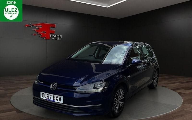 Blue Used 2018 VW Golf VII SE Hatchback | £9,000 (Good price) - Image 1/4