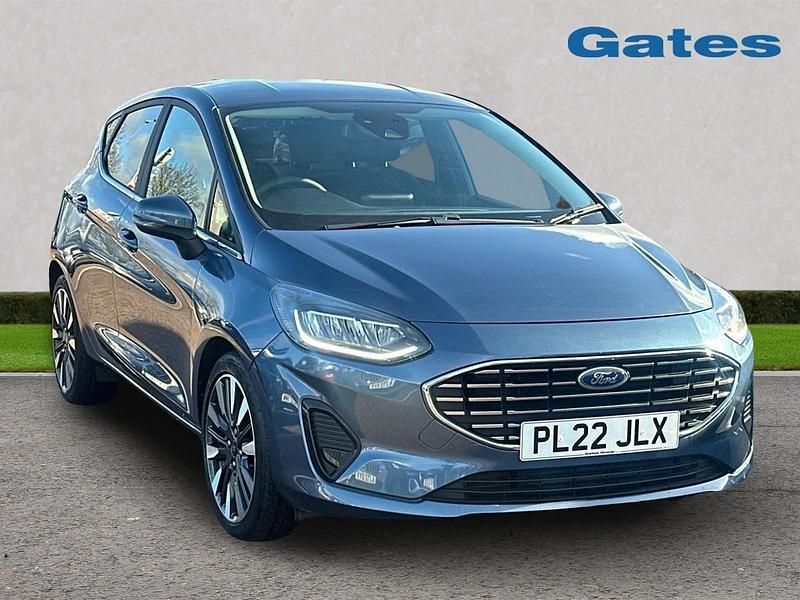 Used Ford Fiesta Titanium 2022 Blue Hatchback