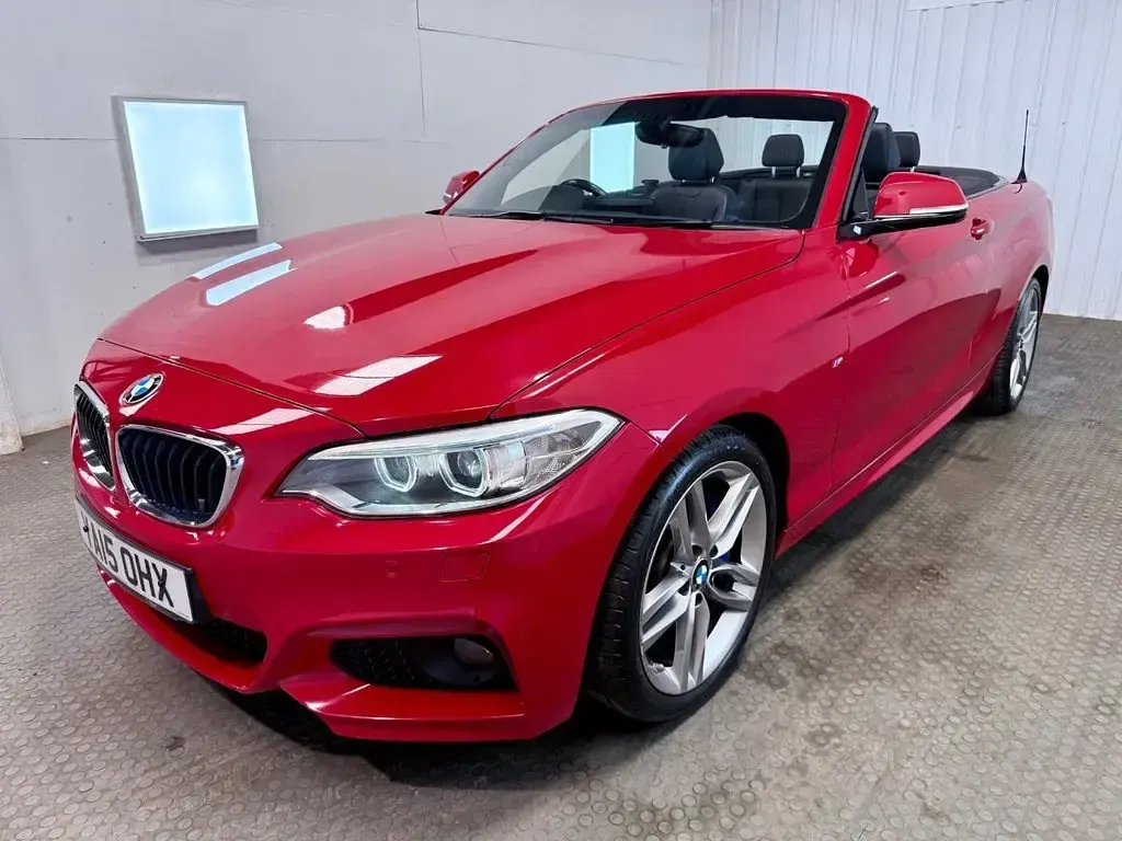 Used BMW 220 M Sport 2015 Red Cabriolet