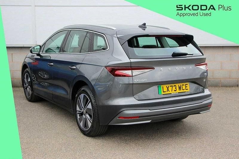 Used Skoda Enyaq iV ecoSuite 131 kW (179 HP) 2023 Graphite grey metallic SUV