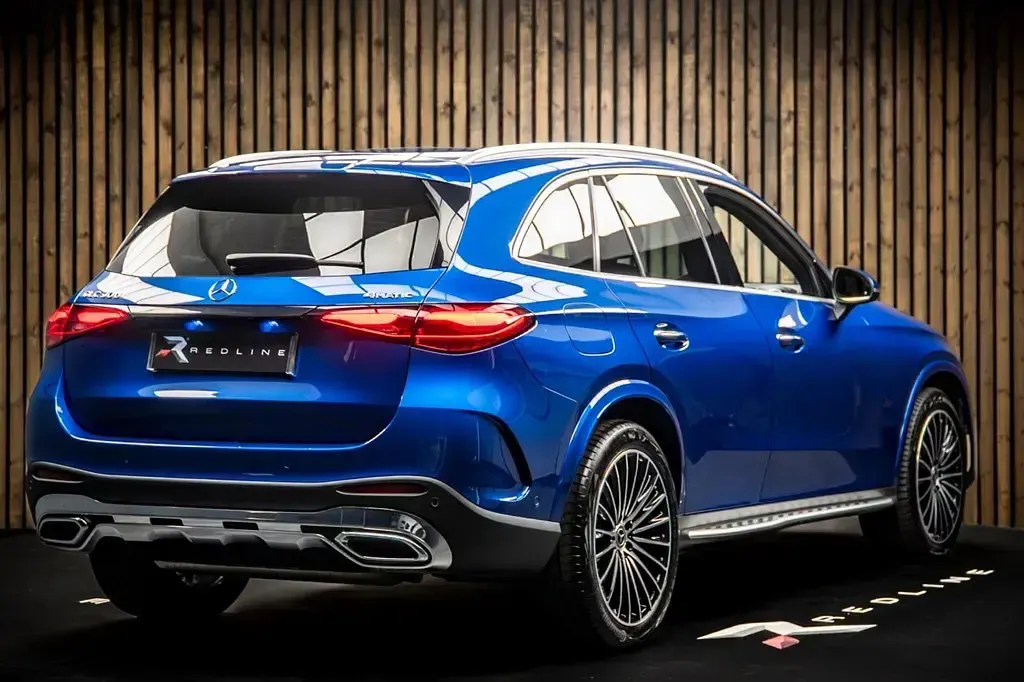 Used Mercedes GLC300e AMG line 2023 Blue SUV