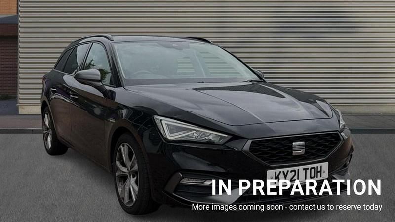 Black Used 2021 Seat Leon FR Estate | £13,714 (Fair price) - Image 1/4